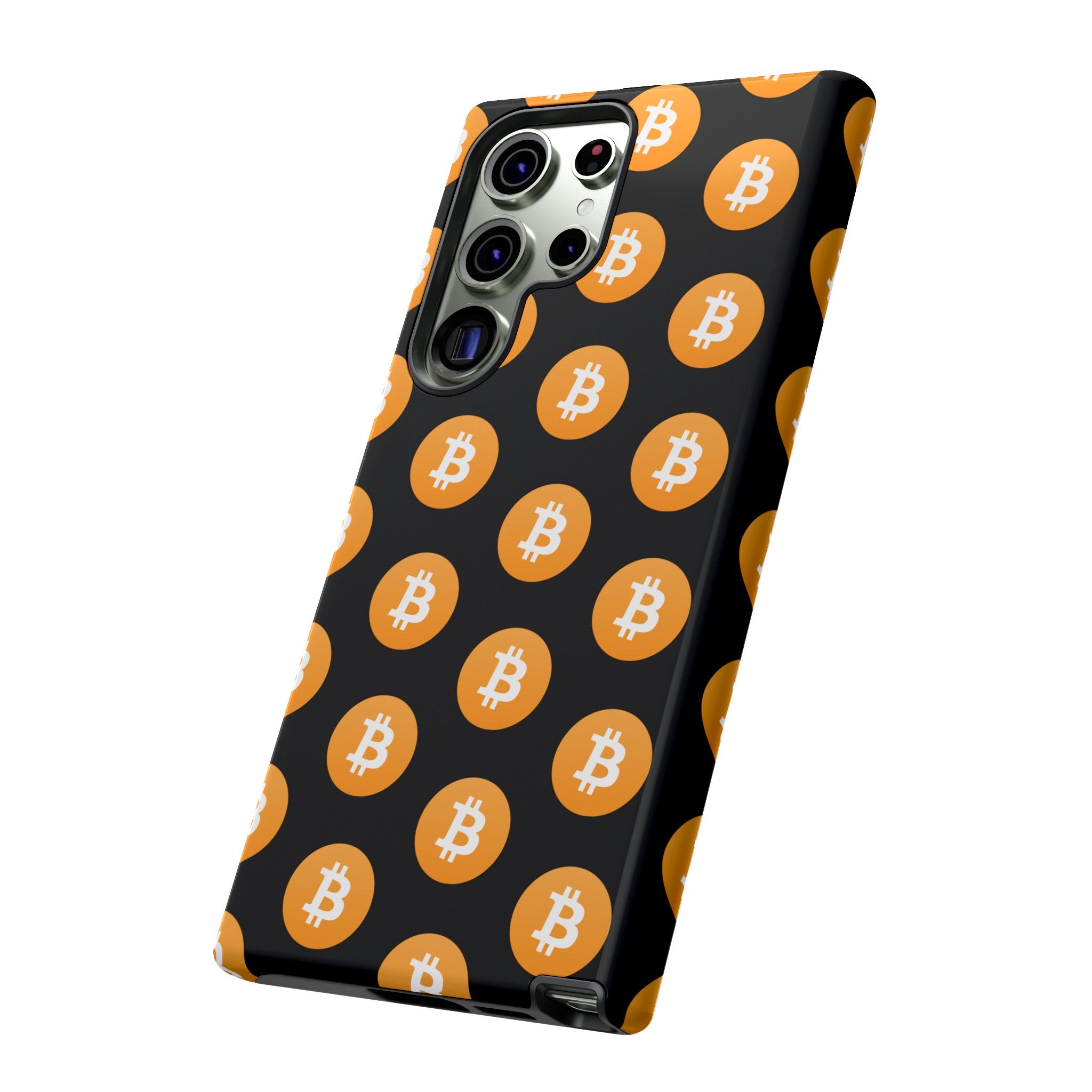 Phone Tough Case - Bitcoin Black Background