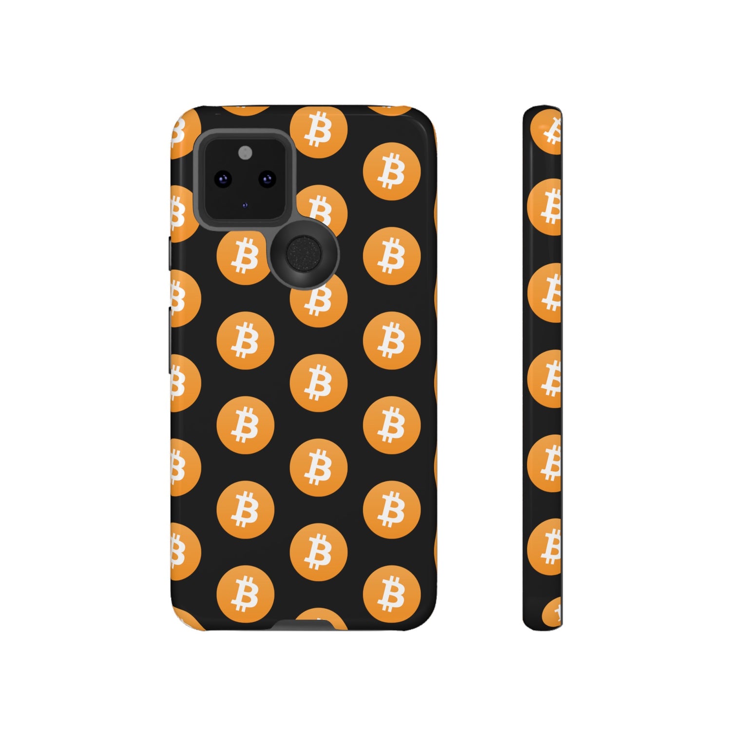 Phone Tough Case - Bitcoin Black Background