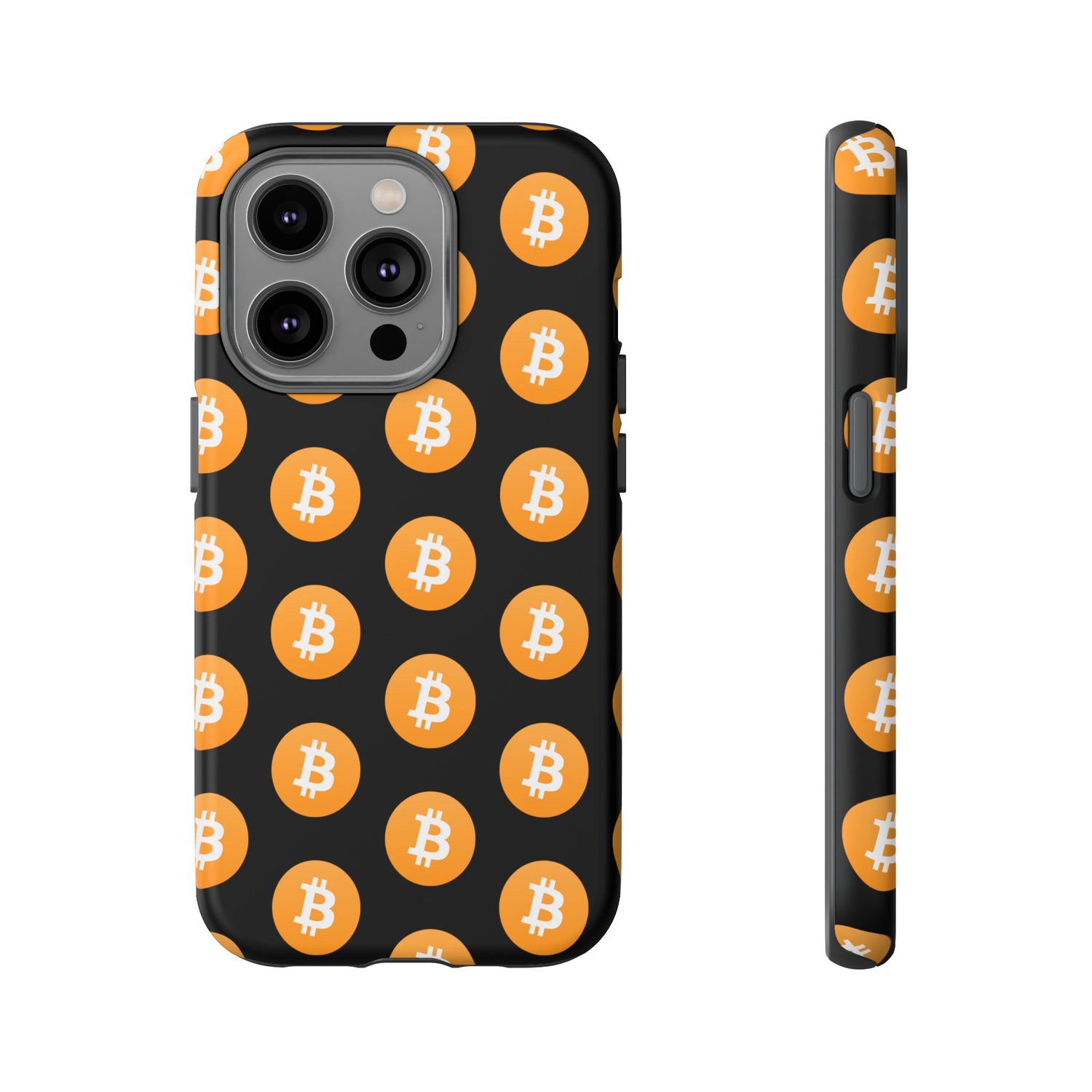 Phone Tough Case - Bitcoin Black Background