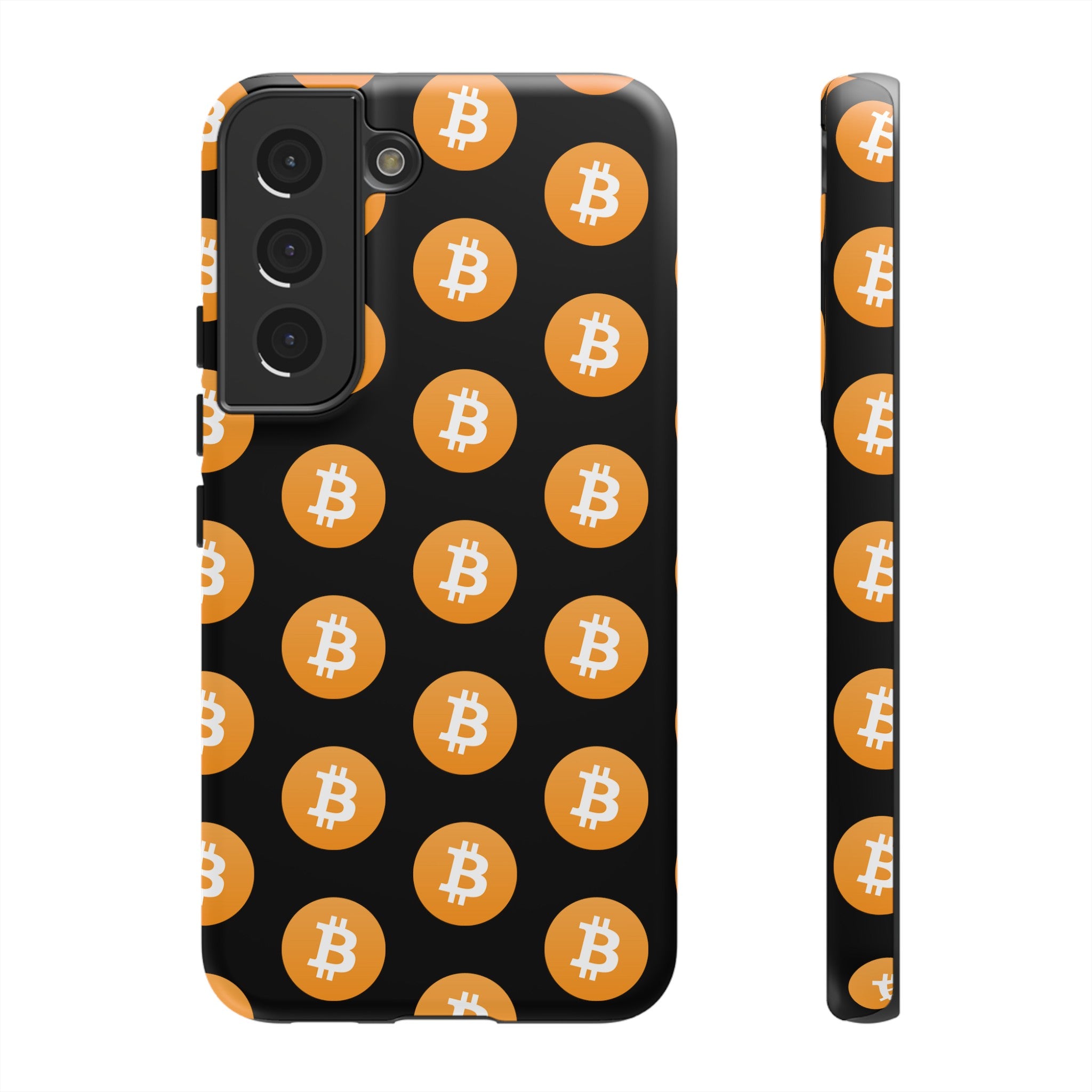 Phone Tough Case - Bitcoin Black Background