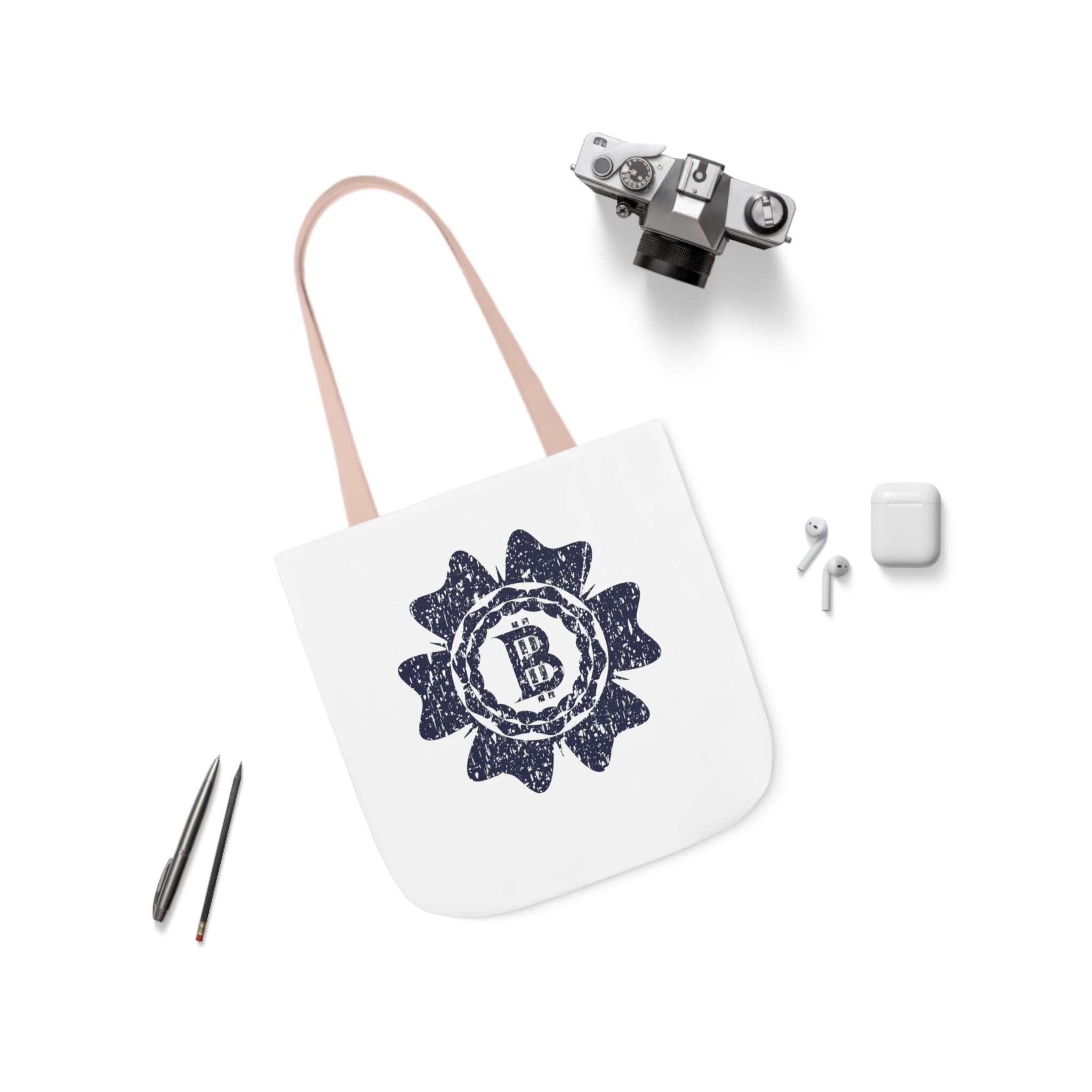 Canvas Tote Bag - Bitcoin Stamp