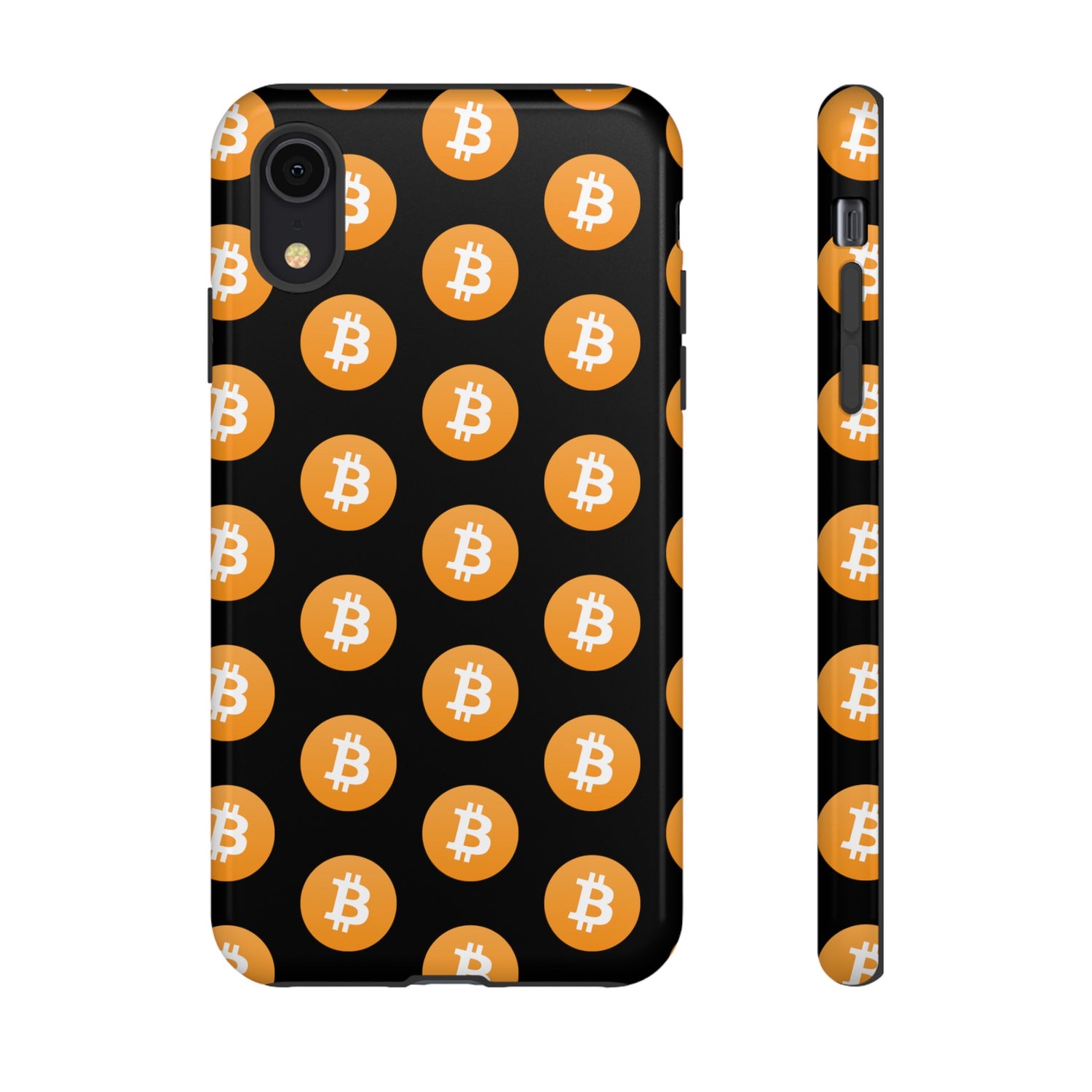 Phone Tough Case - Bitcoin Black Background