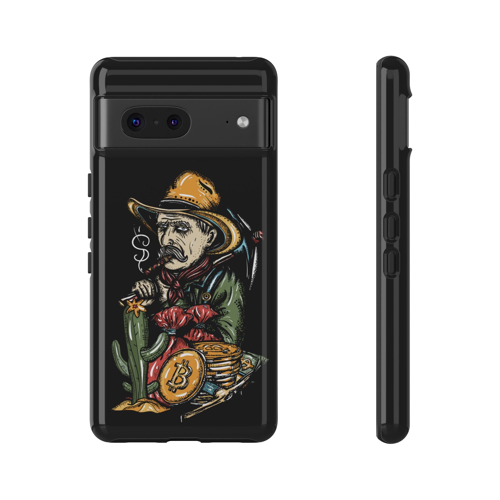 Phone Tough Case - Bitcoin Smoking Man