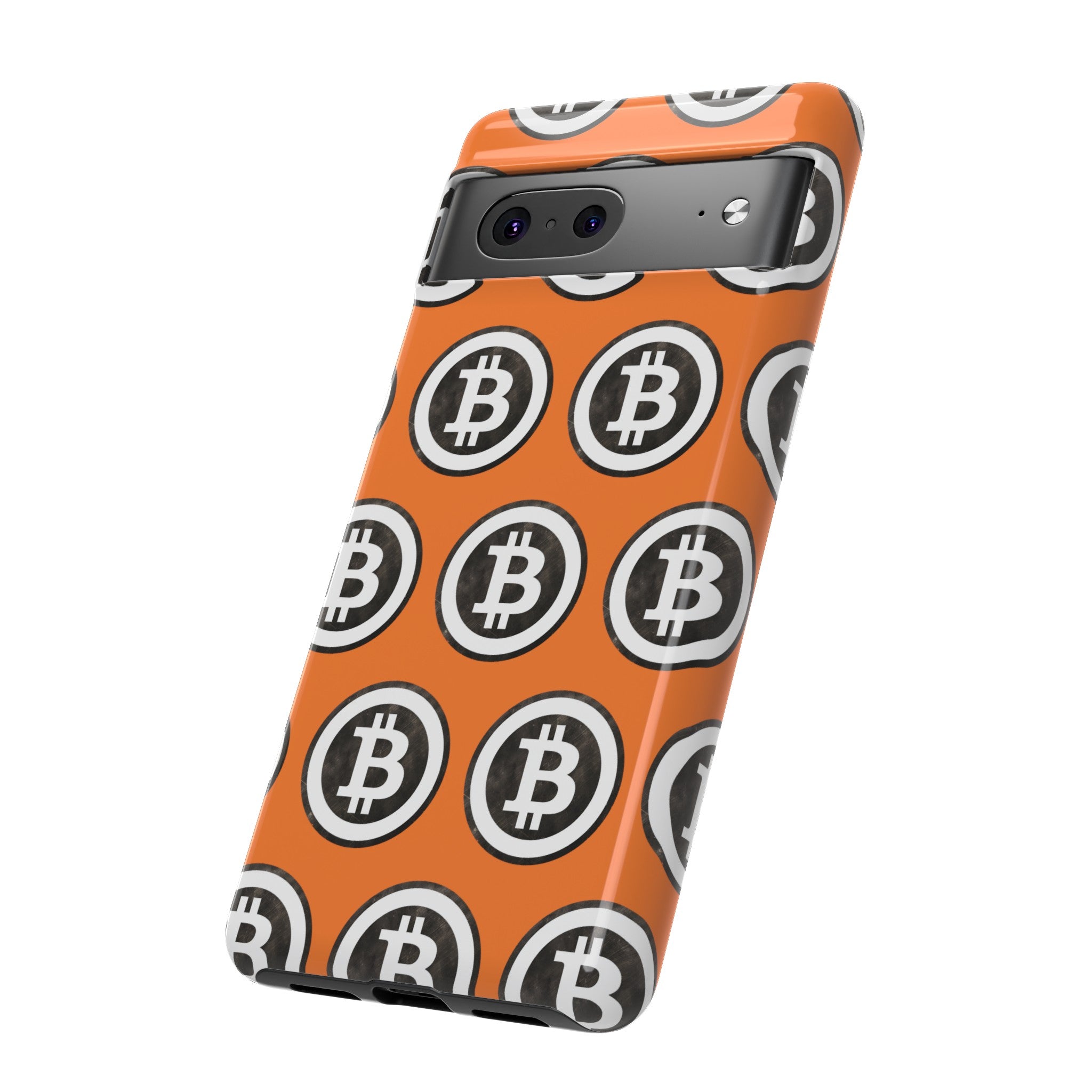 Phone Tough Case - B Logo Orange Background