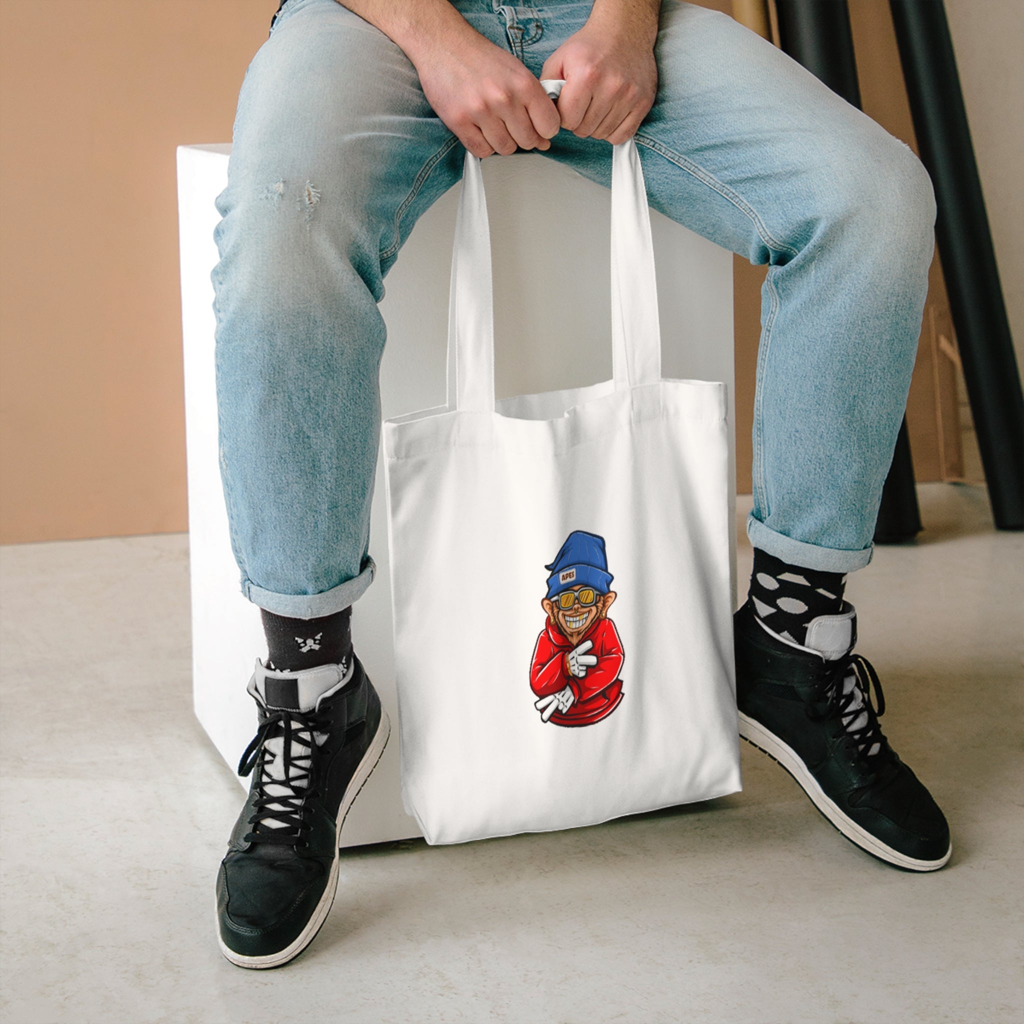 Premium 100% Cotton Tote Bag - NFT Ape