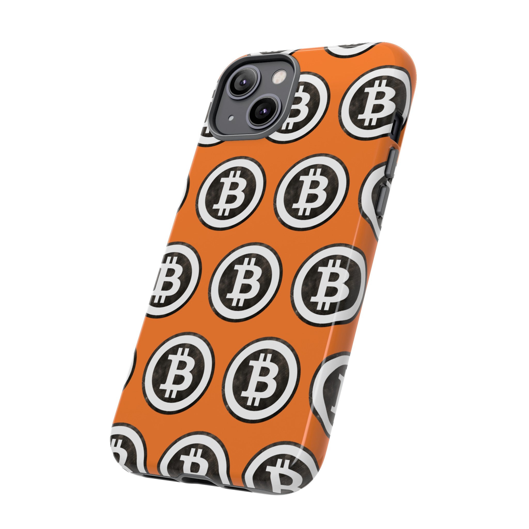 Phone Tough Case - B Logo Orange Background