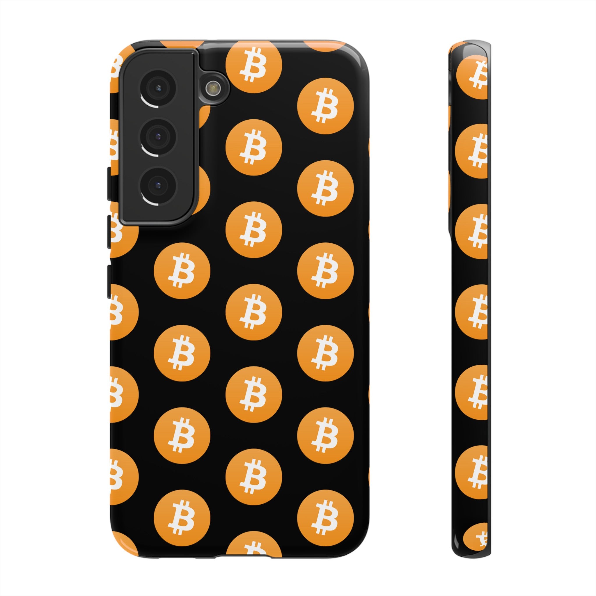 Phone Tough Case - Bitcoin Black Background