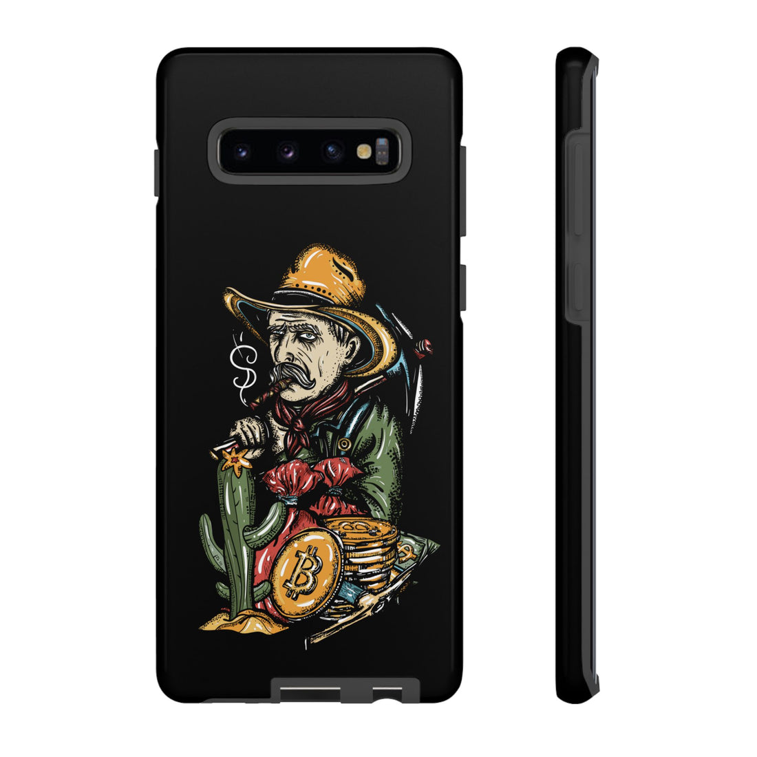 Phone Tough Case - Bitcoin Smoking Man