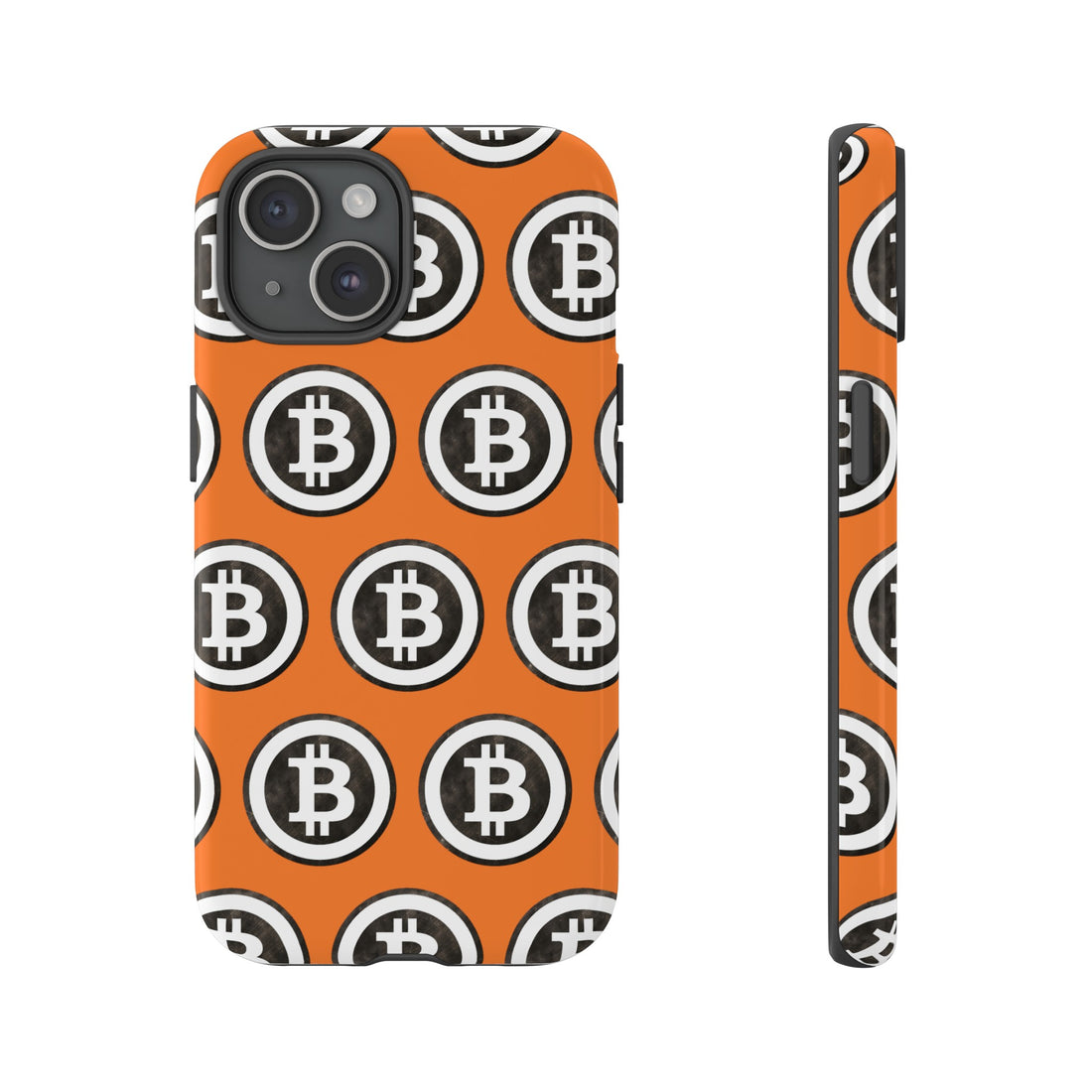 Phone Tough Case - B Logo Orange Background