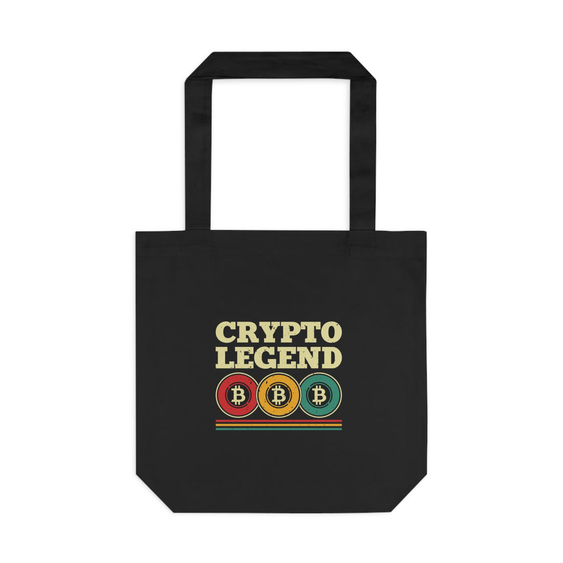 Premium 100% Cotton Tote Bag - Crypto Legend