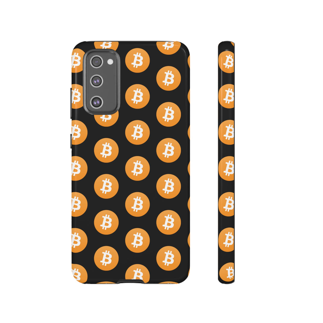 Phone Tough Case - Bitcoin Black Background