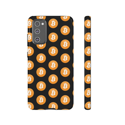 Phone Tough Case - Bitcoin Black Background