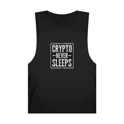 Muscle T-Shirt - Crypto Never Sleeps
