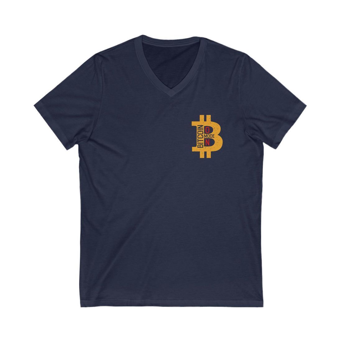 V-Neck T-Shirt - Bitcoin Mode On