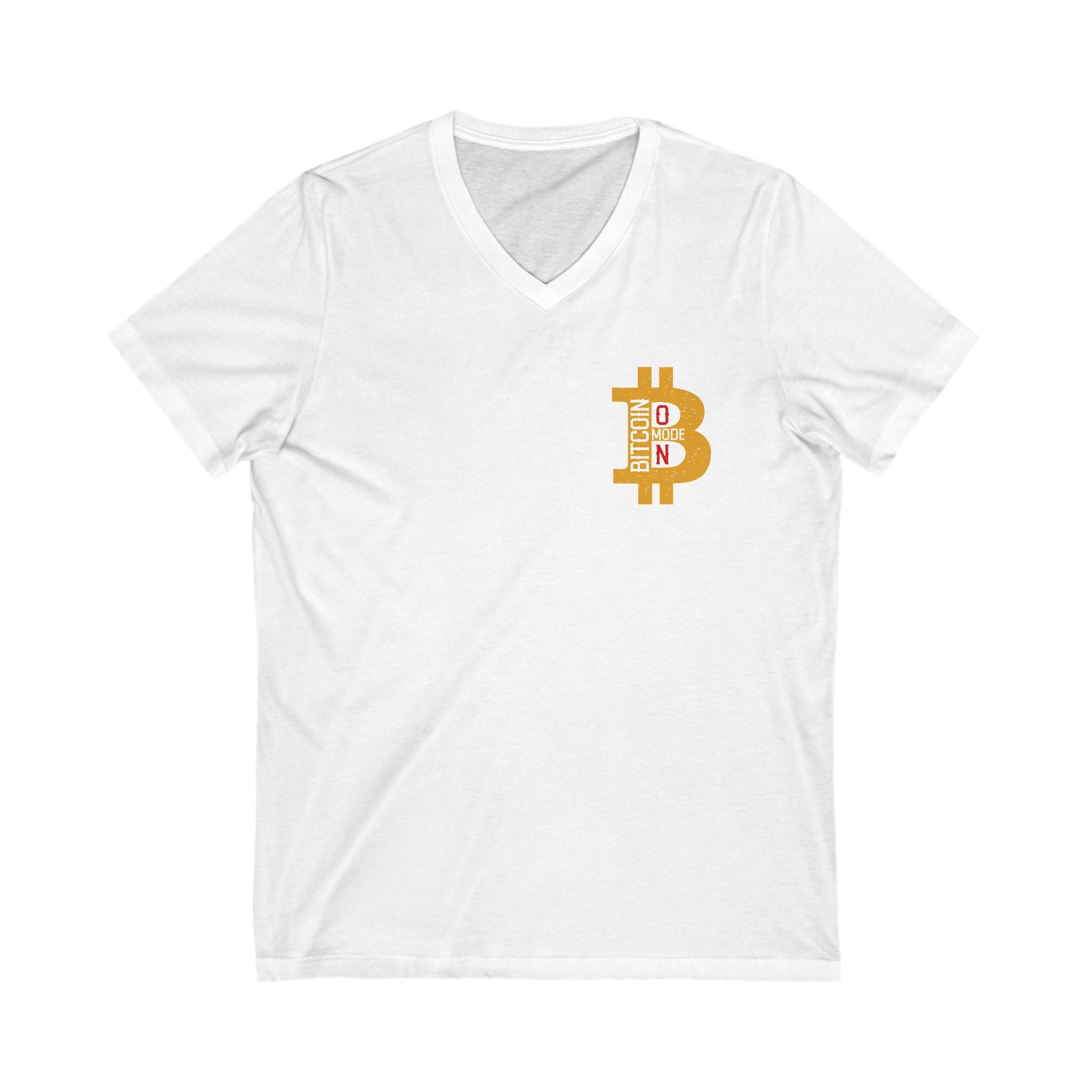 V-Neck T-Shirt - Bitcoin Mode On