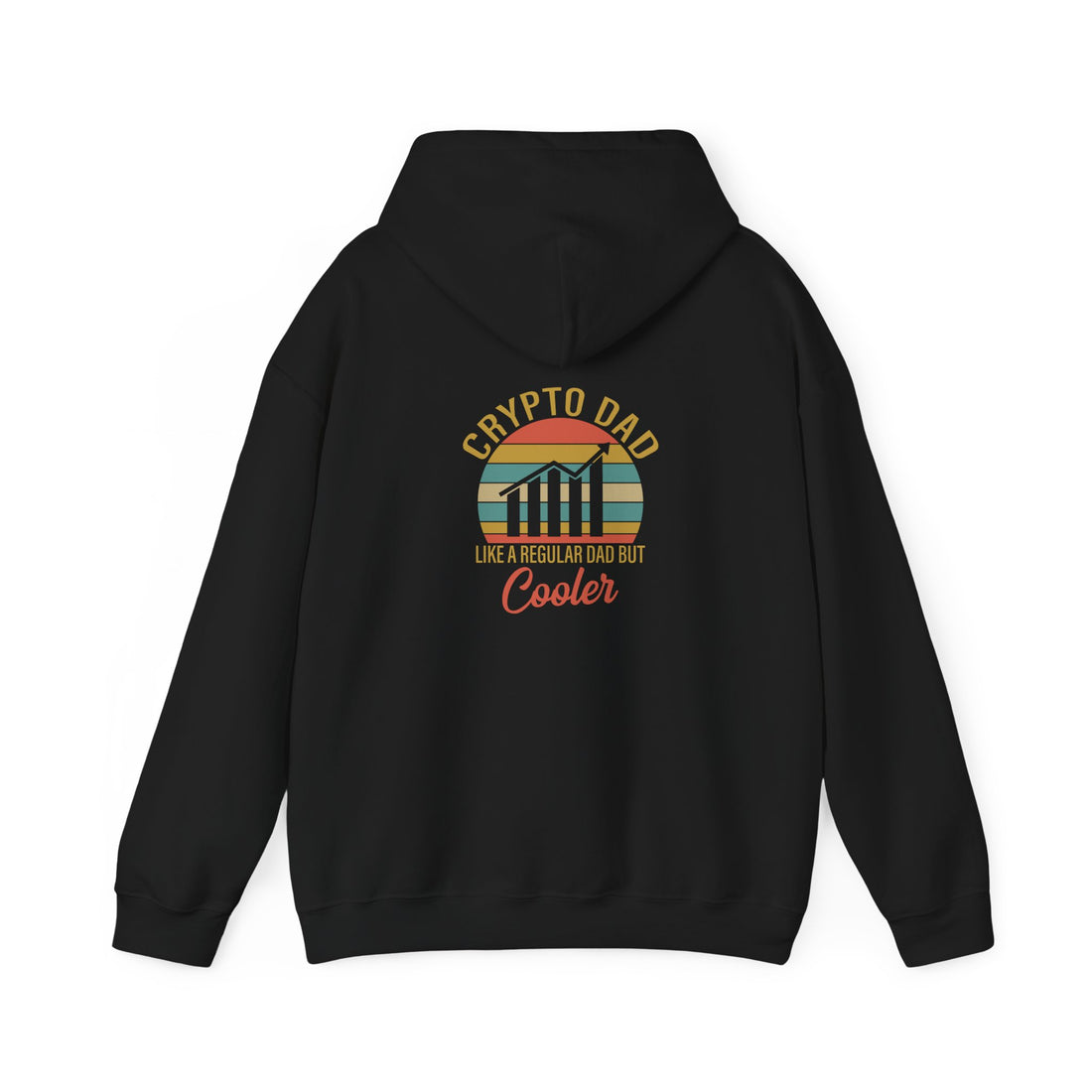 Crypto Dad Like a Regular Dad But Cooler (Back) - Hoodie