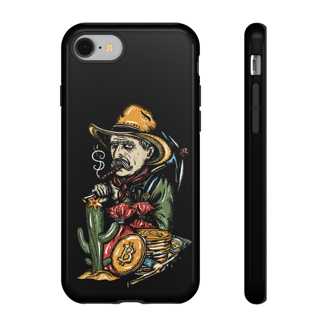 Phone Tough Case - Bitcoin Smoking Man