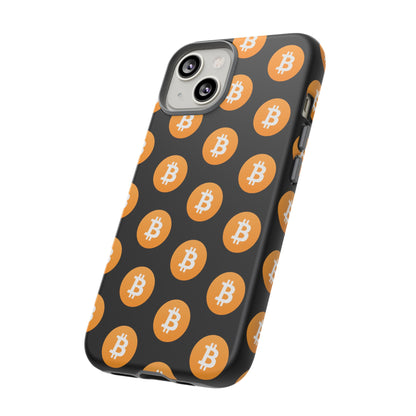 Phone Tough Case - Bitcoin Black Background