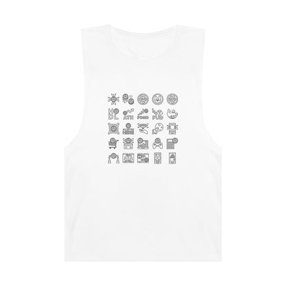 Muscle T-Shirt - Crypto Symbols