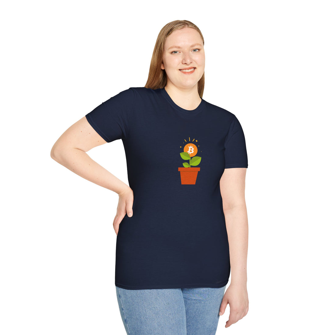 Bitcoin Plant - Cotton T-Shirt