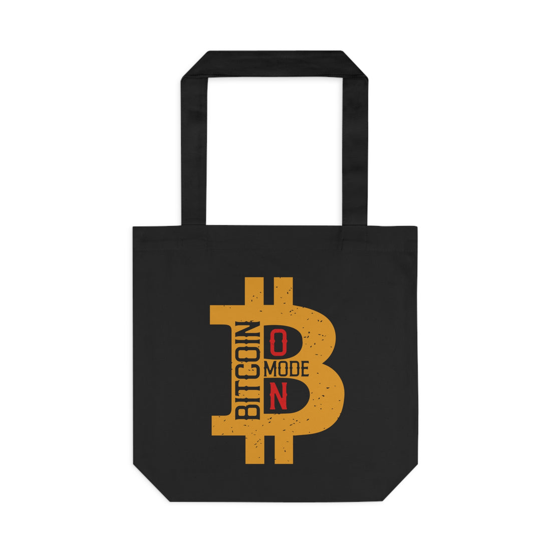 Premium 100% Cotton Tote Bag - Bitcoin Mode On
