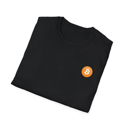 Bitcoin Logo Small - Cotton T-Shirt