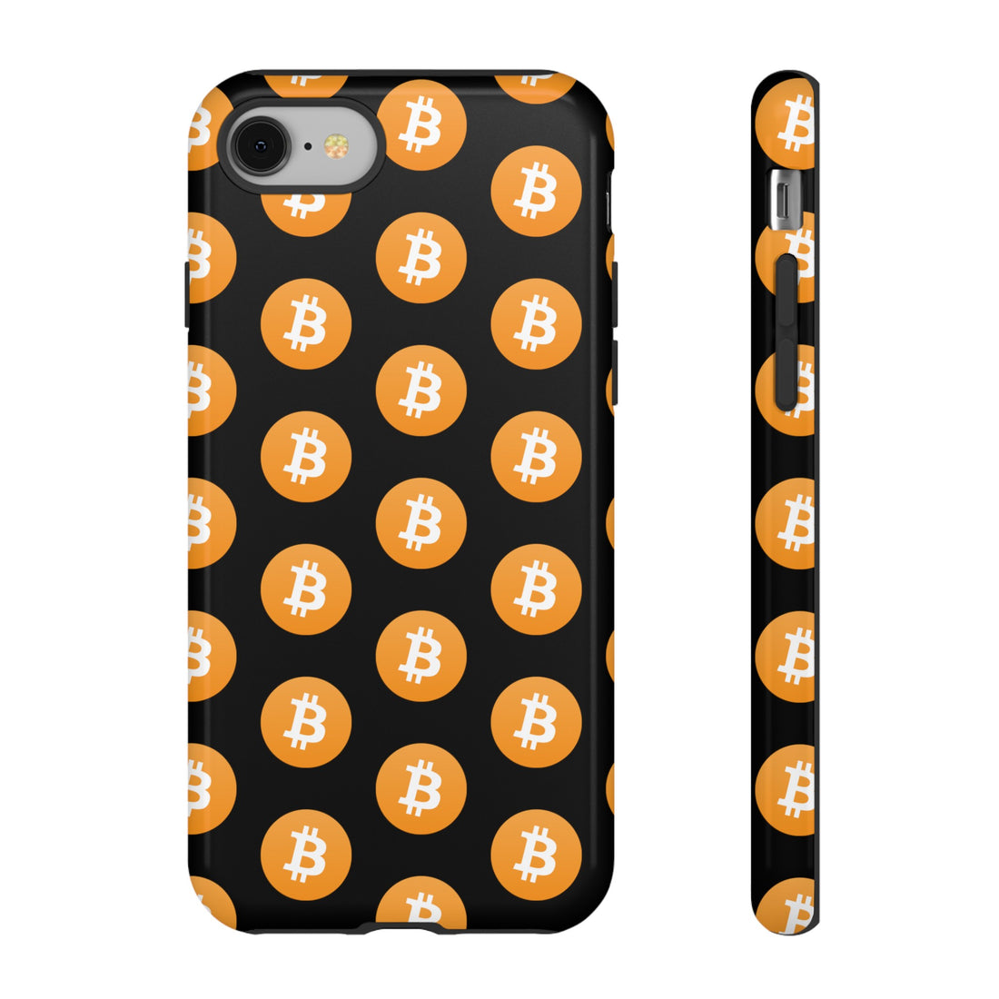 Phone Tough Case - Bitcoin Black Background