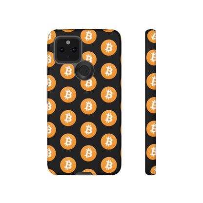 Phone Tough Case - Bitcoin Black Background