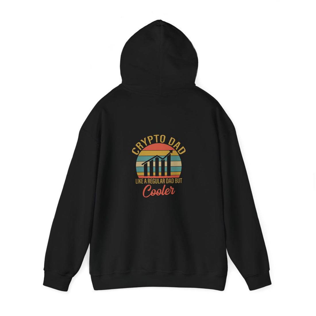Crypto Dad Like a Regular Dad But Cooler (Back) - Hoodie