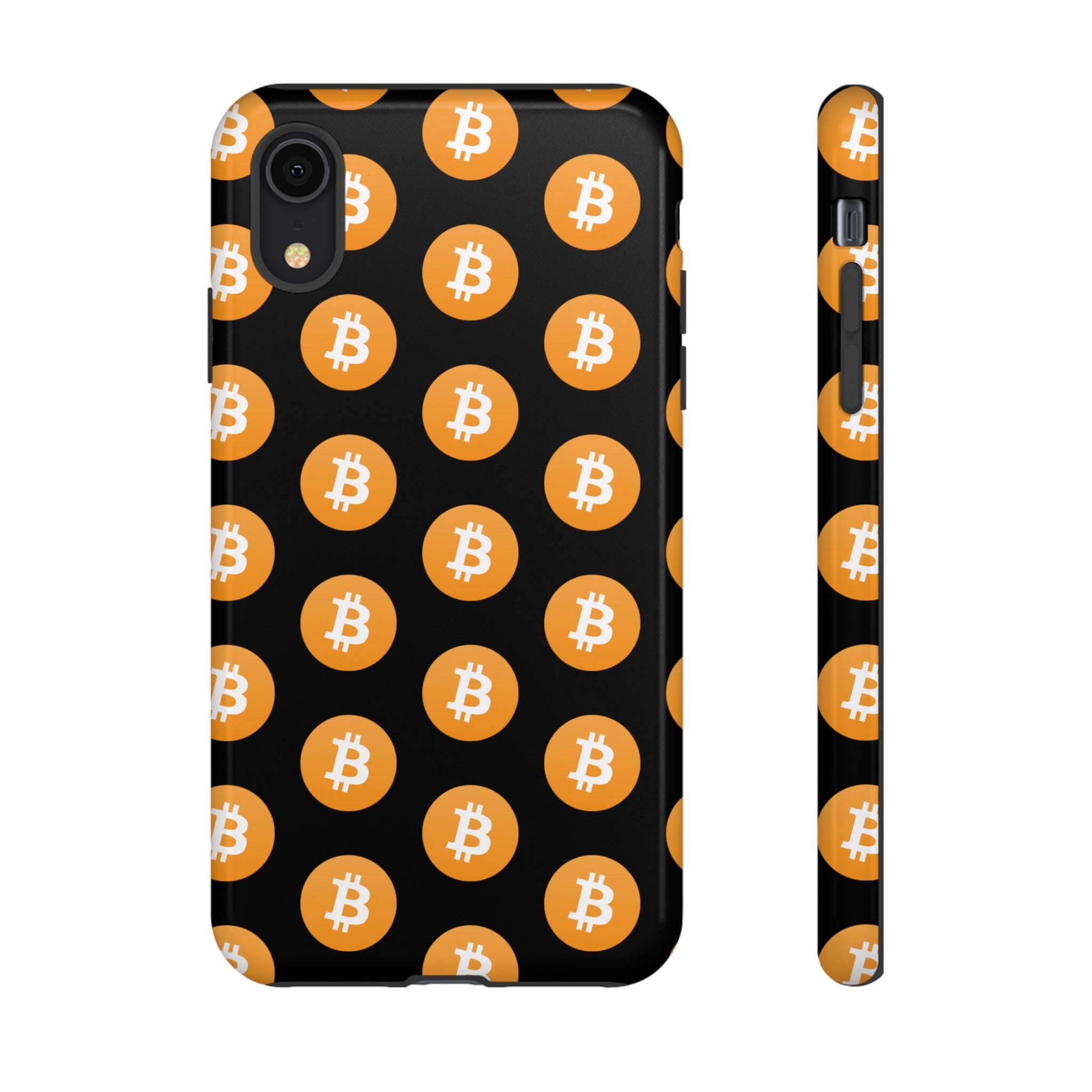 Phone Tough Case - Bitcoin Black Background
